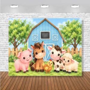 платно/винил за фон Платно за фон - Ферма животни